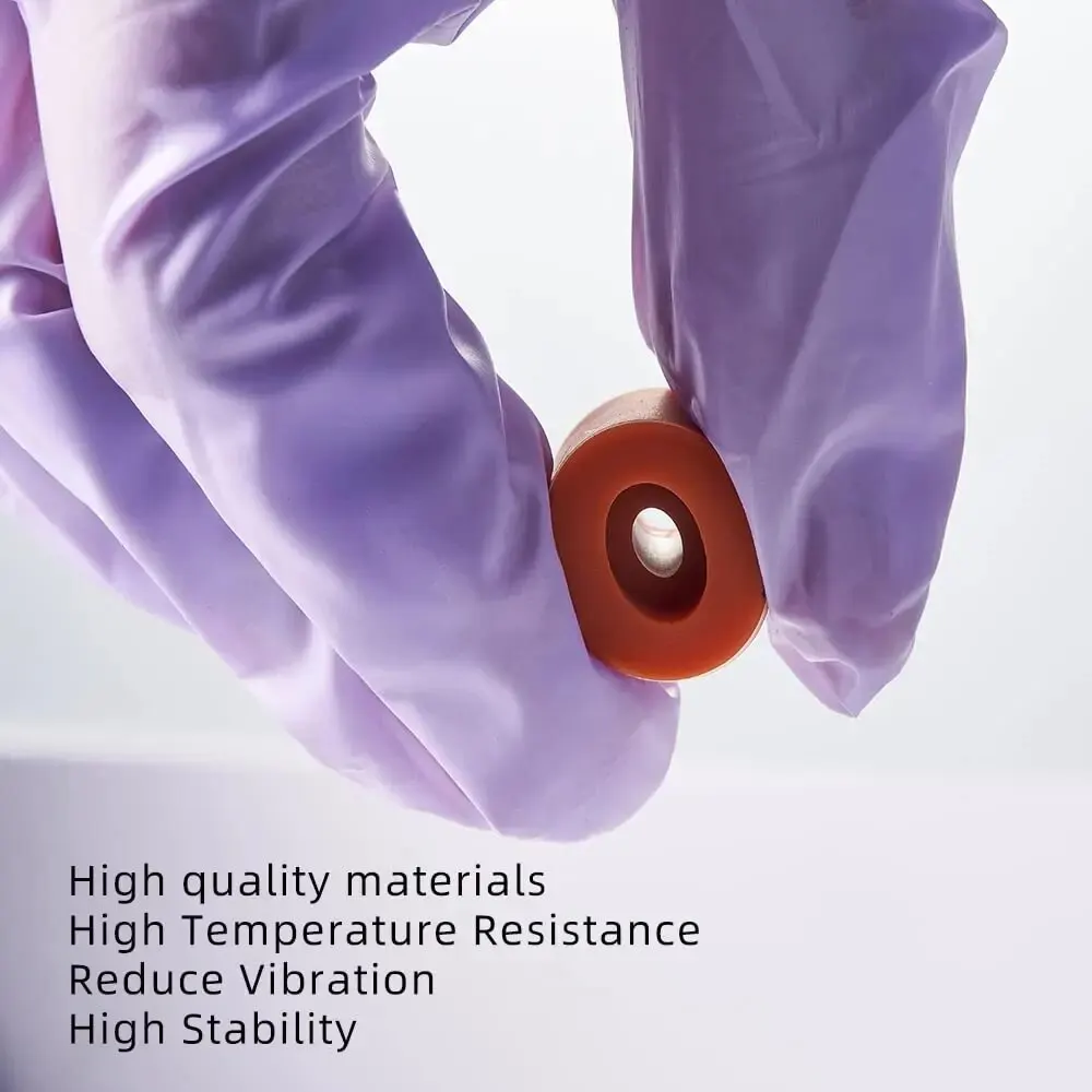 Columna de nivelación de silicona para cama caliente, herramienta estable de columna de montaje de cama caliente para impresora 3D, amortiguador de silicona resistente al calor apto para 3D, 10 Uds. - imagen 5