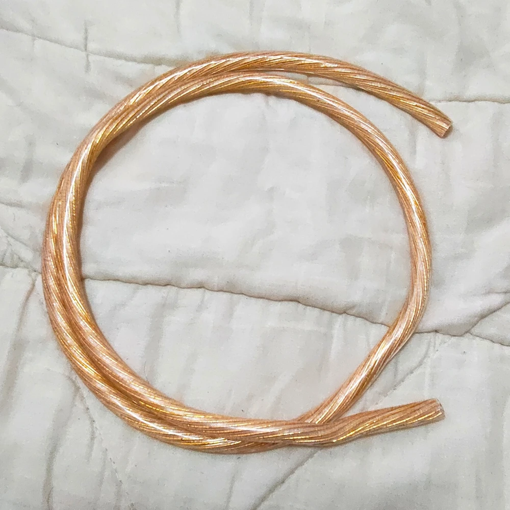 Higi Audio Golden 9MM OFC plateado 8 núcleos 1mm Xlr/Rca Cable de señal a granel para amplificador de Audio Cable de señal de altavoz