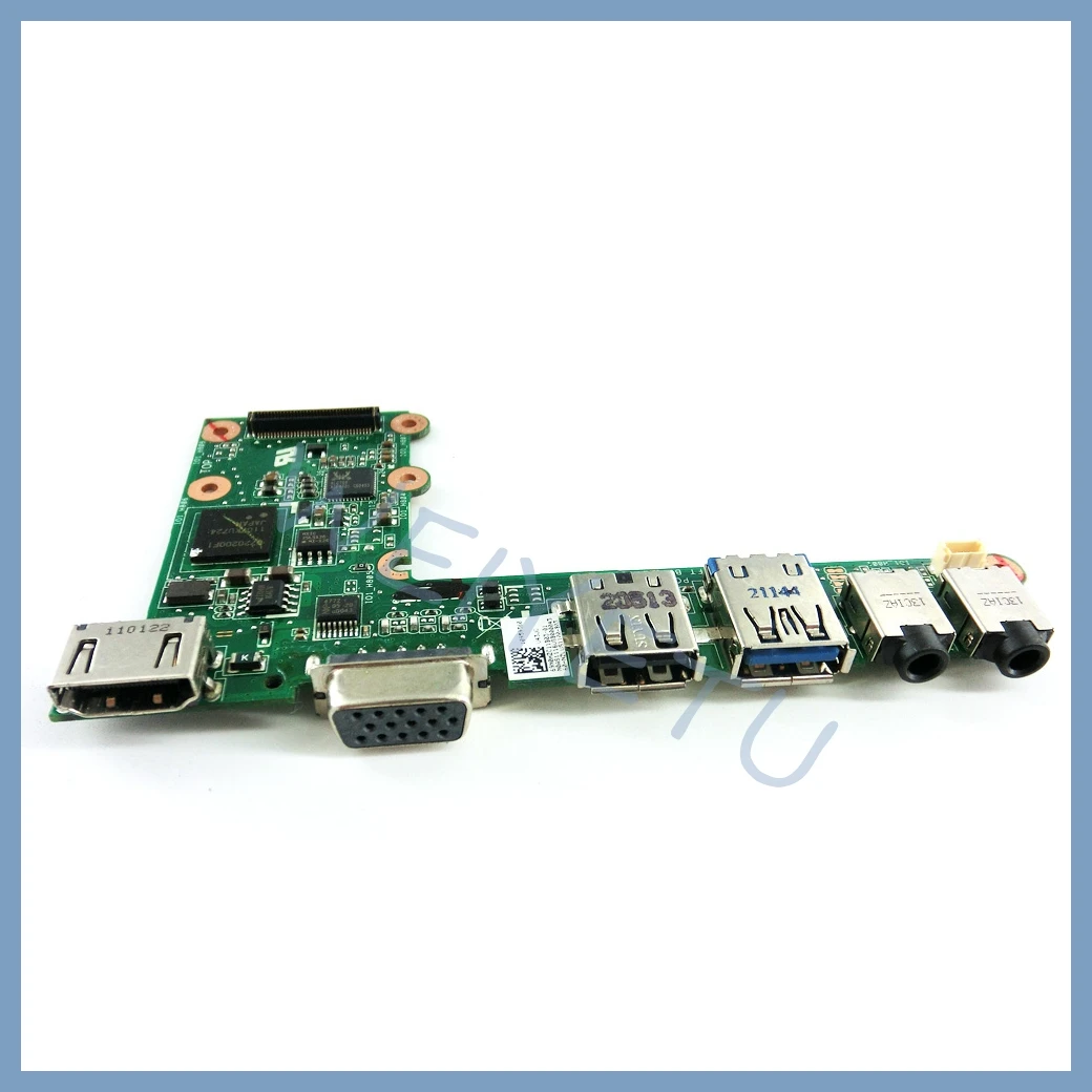 Placa izquierda U43JC U43 USB 3,0 para ASUS U43 U43J U43JC portátil IO Boaed VGA Audio USB 2,0 placa 69N0HZC11B03-01 - imagen 4