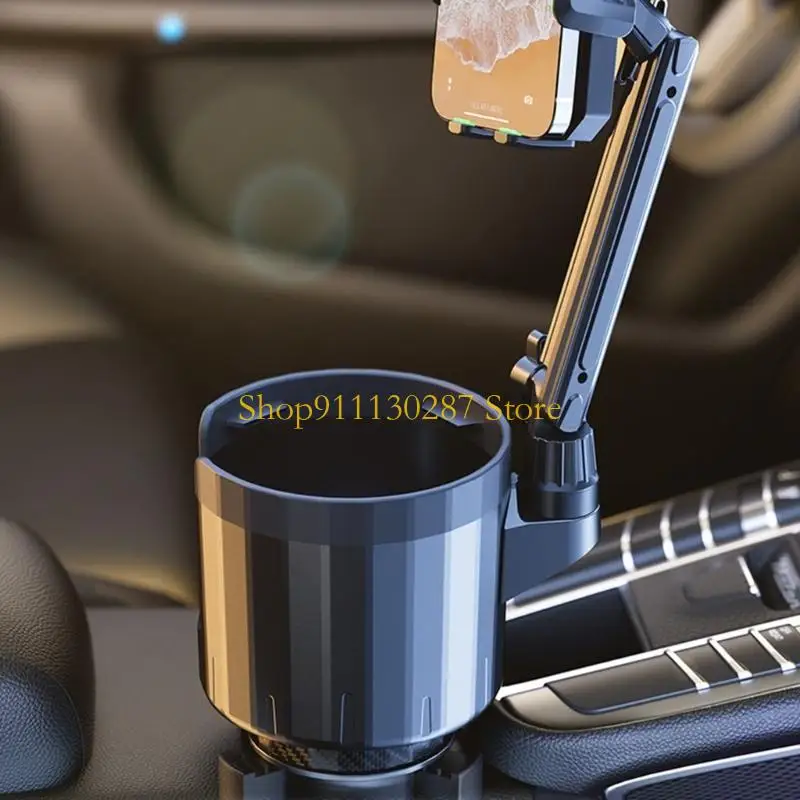 J1HC Multifuncional tazas automóviles automóviles Monte Montaje Soporte teléfono celular Soporte botella para - imagen 4