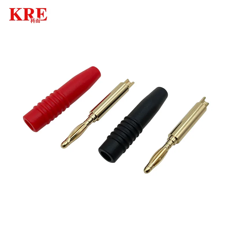Conector Banana para altavoz de Audio, conector macho de 2mm, color rojo y negro, 20 piezas - imagen 3