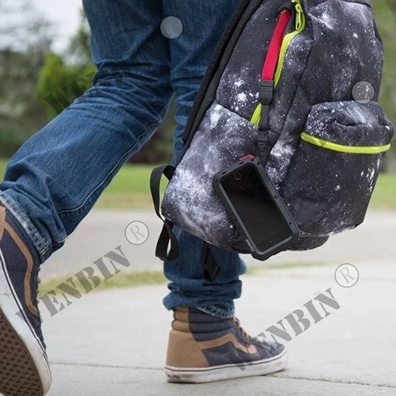 Funda de lujo resistente a prueba de golpes para iPhone 17 16 15 14 13 Pro Max Plus Max Doom Armor Funda protectora de Metal Funda - imagen 5