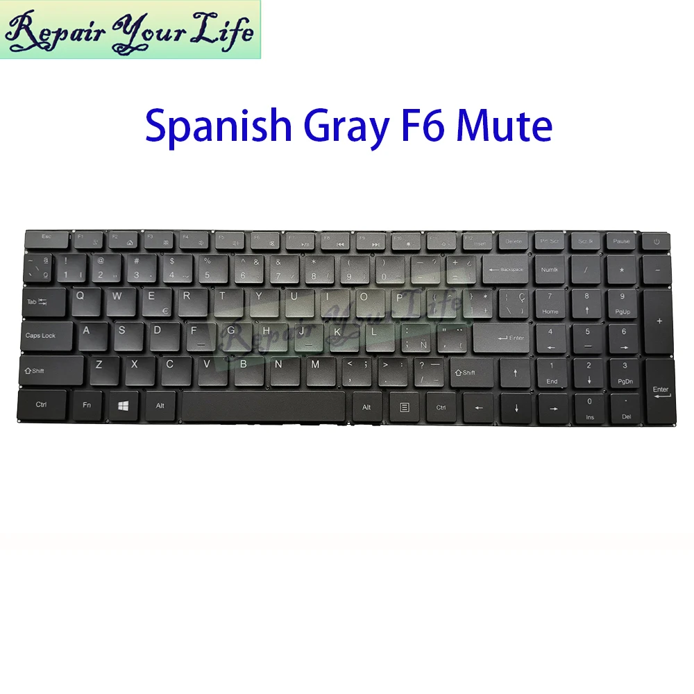 Teclado español de EE. UU. para Digma EVE 15 P417 ES5063EW P418 ES5064EW inglés ES España teclados para portátiles/Teclado YX-5530 W20211011 - imagen 2
