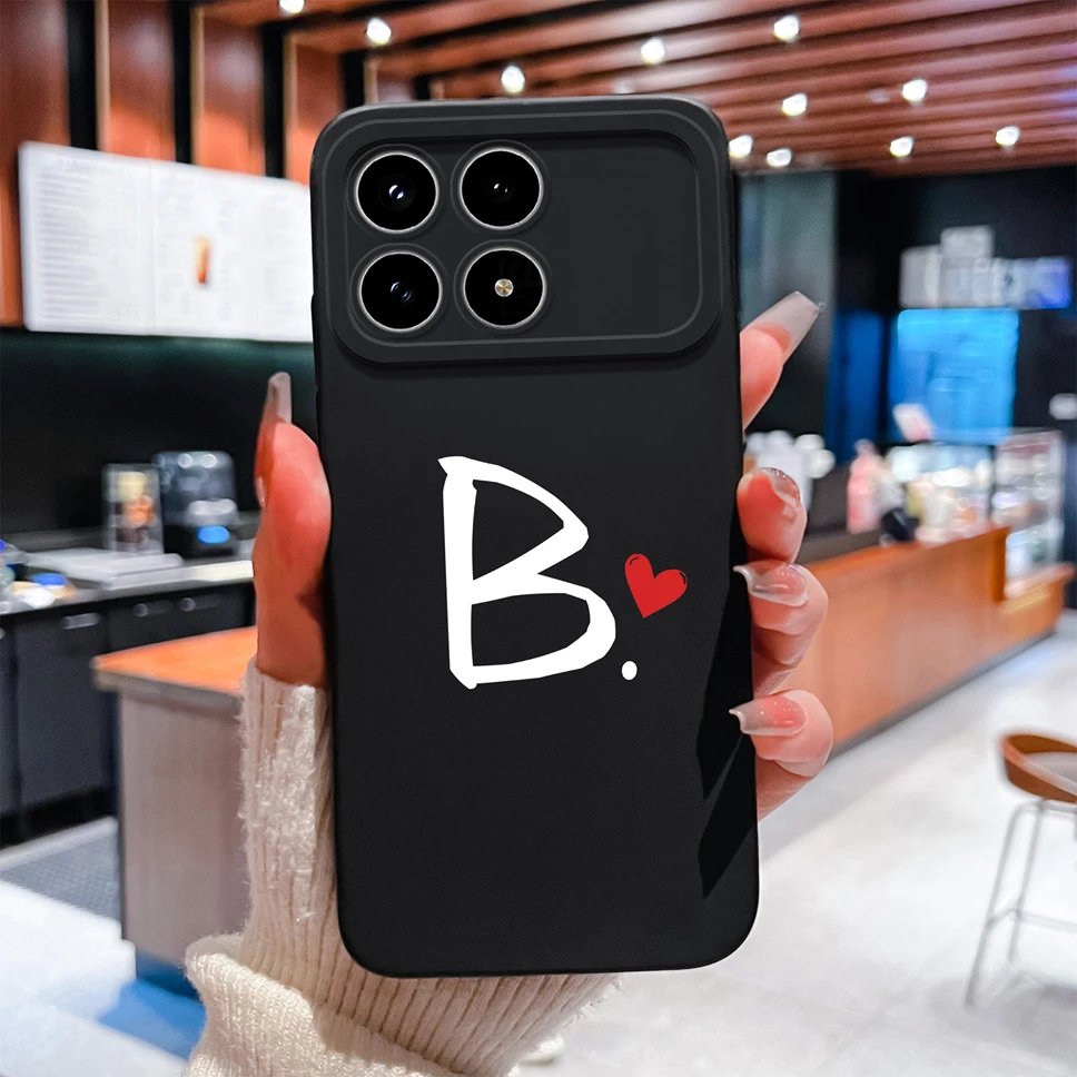 Para Xiaomi Redmi K90 K90 Pro Max Funda de teléfono amor corazón letras Cámara protección suave cubierta de silicona líquida para Redmi K 90 Funda - imagen 5