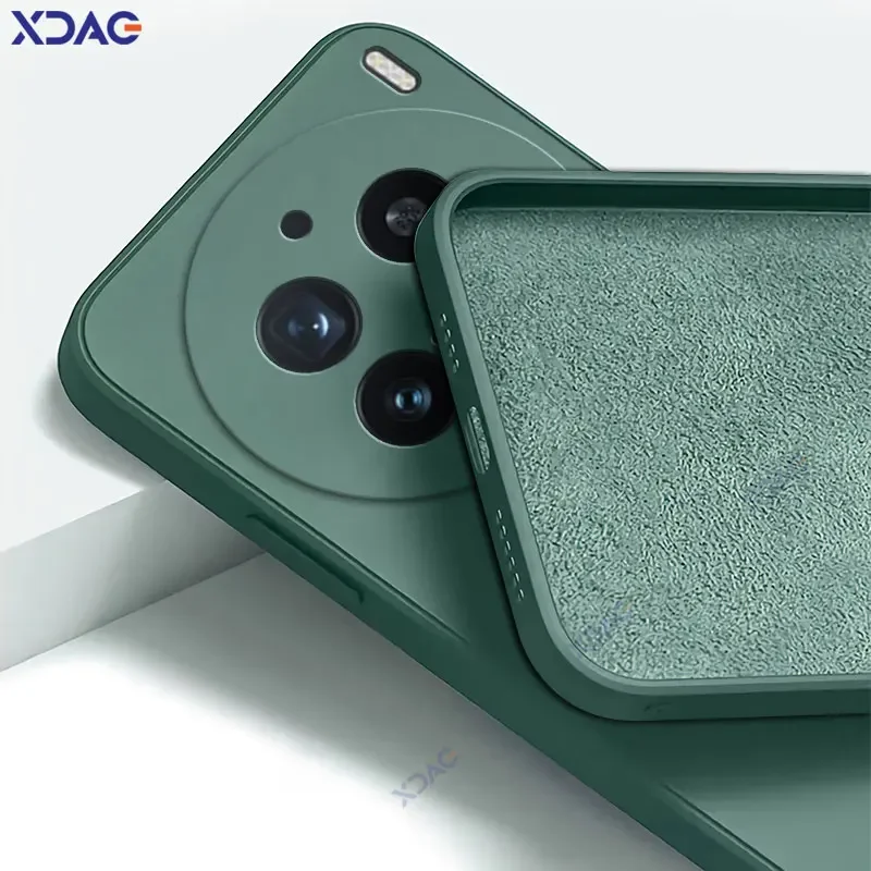 Funda Original para teléfonos móviles VIVO X200 Pro Mini funda trasera de silicona líquida cuadrada de lujo VIVOX200Promini funda suave de doble revestimiento - imagen 3