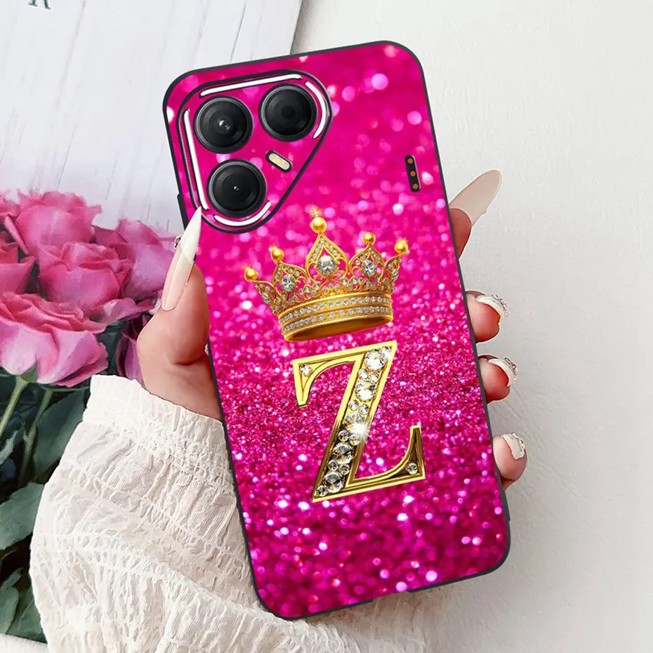 Funda de teléfono con letras a la moda para Tecno Pova 7 (LJ7) / Pova 7 Pro (LJ8) / Pova 7 Ultra (LJ9), parachoques de cubierta trasera de silicona suave TPU - imagen 4