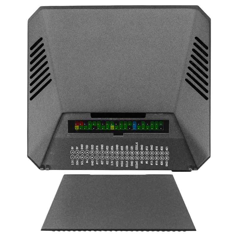 Argon ONE M.2 carcasa de aluminio USB 3,0 a M.2 SATA NVMe SSD adaptador ventilador de refrigeración incorporado para Raspberry Pi 4B - imagen 2