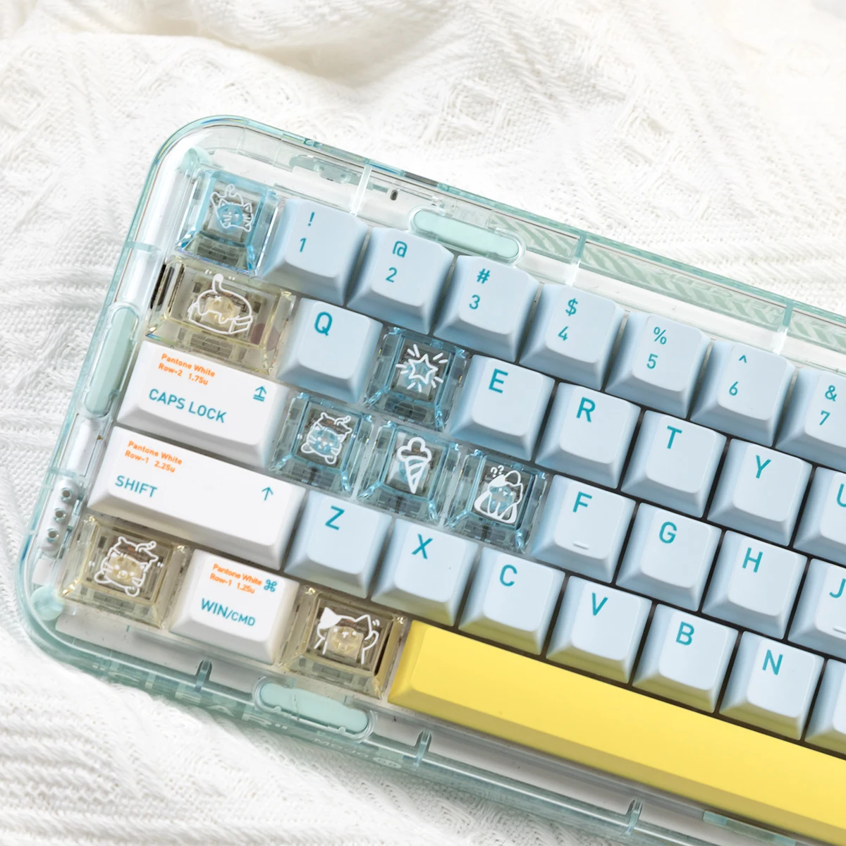 SUMREDA PBT tinte sublimado Keycap PC transparente perfil de cereza para Mx Cherry Switch Wooting Madlions Teclado mecánico - imagen 2