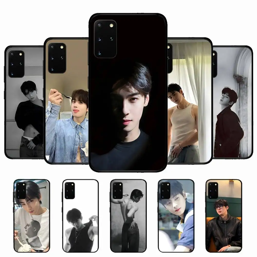 Funda de teléfono C-Cha Eun-woo para Samsung S 24 fe 25 Ultra plus 20 lite 21 30 22 23 24 22 Ultra 5G Fundas