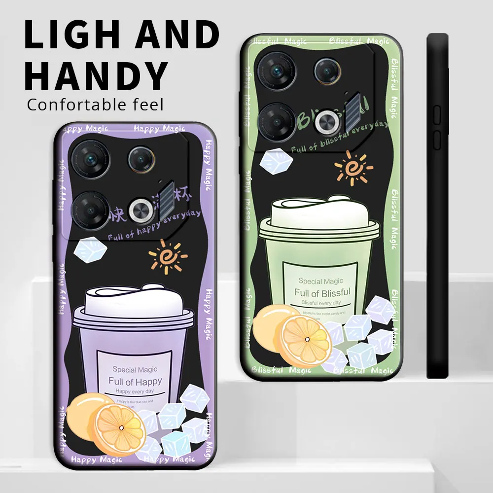 Funda de silicona a prueba de golpes para Infinix GT 10 Pro X6739, carcasa trasera de TPU suave para teléfono Infinix GT 10 Pro 5G, 2023