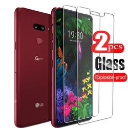 Película protectora de pantalla de vidrio templado, para LG G8 G8X G8s V50 V50S ThinQ K40 K40s K50 K50s Q60 Q6 Q9 G7 One Stylo 5 4 X power, 2 uds.
