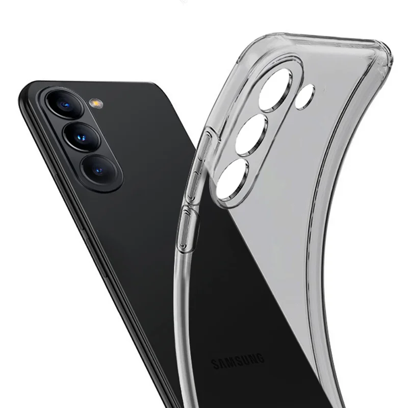 Funda suave ultrafina de silicona de lujo para Samsung Galaxy S25 ULTRA S24 S23 FE S22 S21 S20 Plus, funda trasera transparente - imagen 2