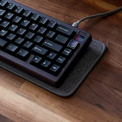 ECHOME Alfombrilla de lino para teclado mecánico: mejora sonido