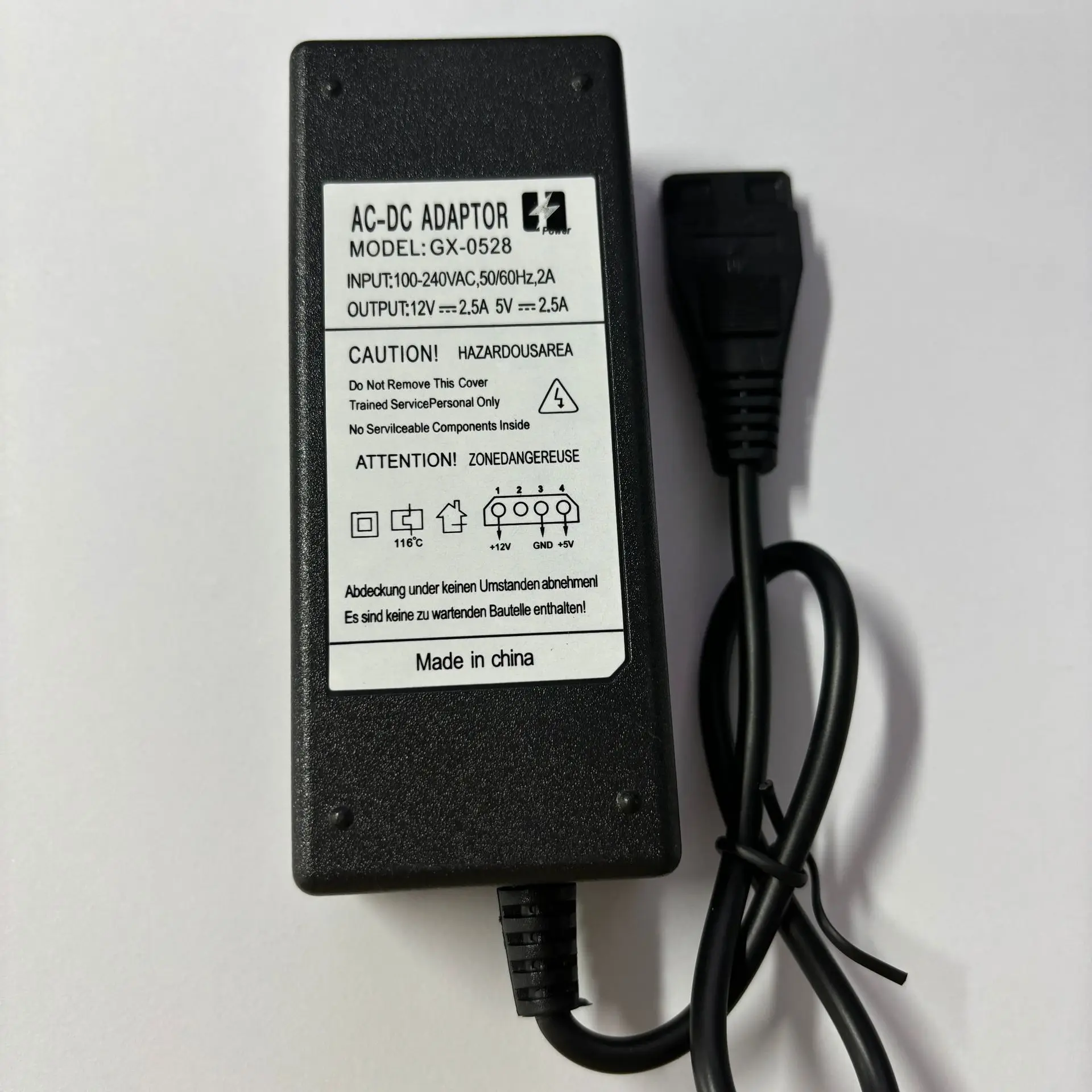DM-HM24 12V 5V 2A Unidad óptica Fuente de alimentación de disco duro USB a SATA/IDE Módulo adaptador de corriente de puerto paralelo