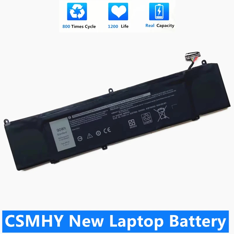 CSMHY-batería XRGXX 90WH para DELL Alienware, M15, M17, R1, ALW15M-D1735R, R1725S, R1735R, R1738R, G5, 5590, G7, 7590, 7790, P37E, P79F, nueva