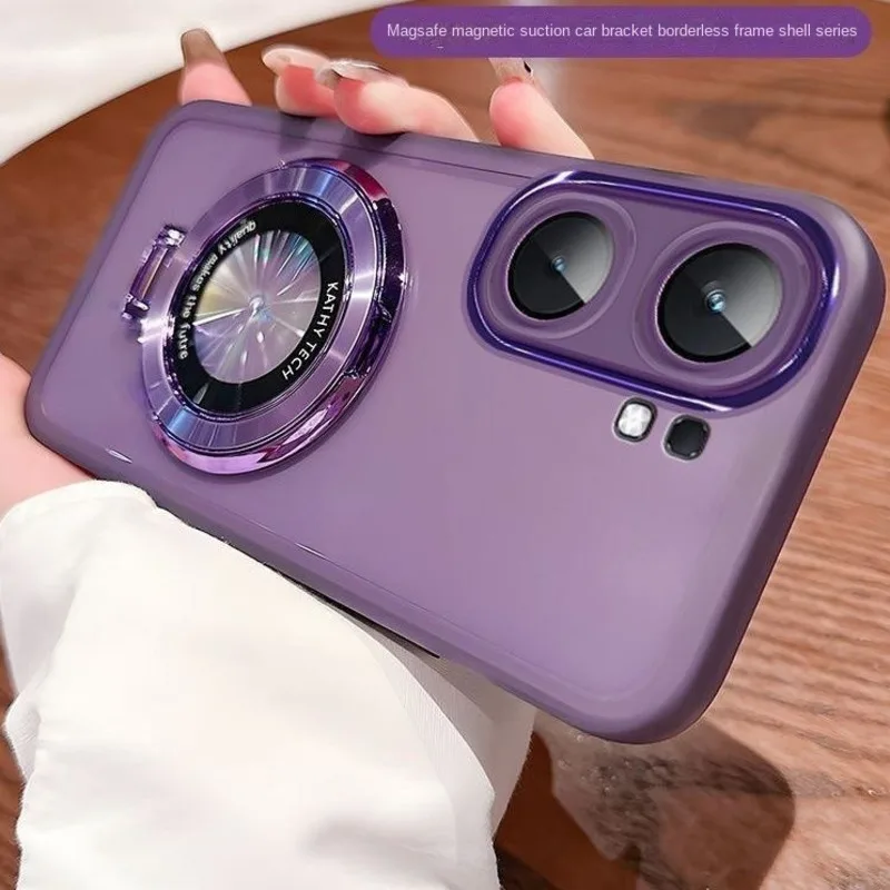 Para Xiaomi 15T Poco X7 Pro f7 ultra c85 m7 pro redmi 15 A5 funda dura anillo de piel de oveja soporte lente cubierta protectora para Poco X7Pro - imagen 3