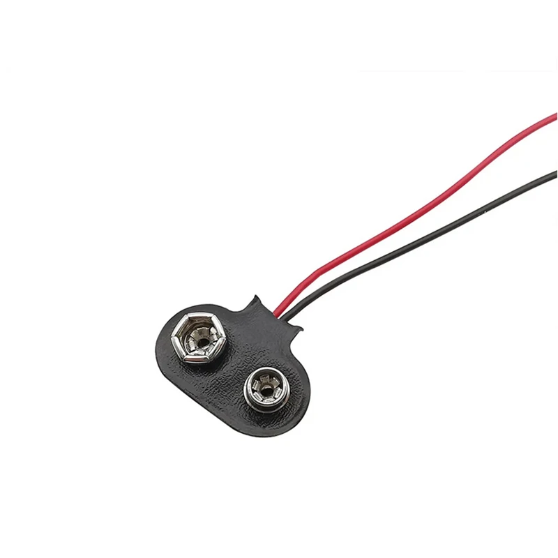 10 Uds. Clips de Cable de alimentación a presión de batería de 9V línea macho batería DC 5,5x2,1mm adaptador de enchufe para Arduino Uno R3 conector Jack DIY - imagen 5