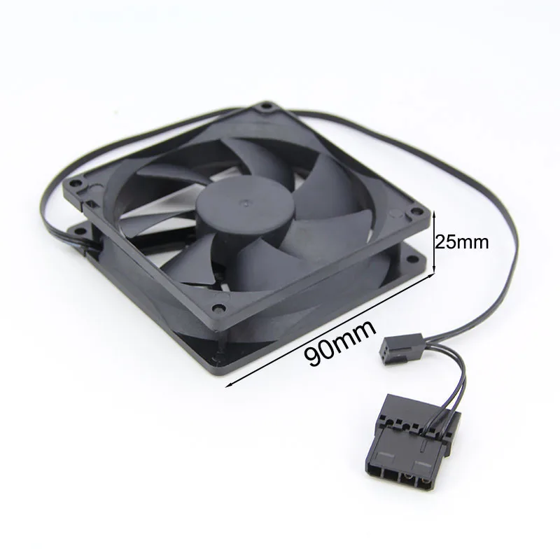 Ventiladores de PC DC 12v 9cm 90mm 9025 3 pines o grandes 4 pines ventilador de refrigeración de ordenador sin escobillas 90mm x 25mm para caja de ordenador enfriador de CPU - imagen 3