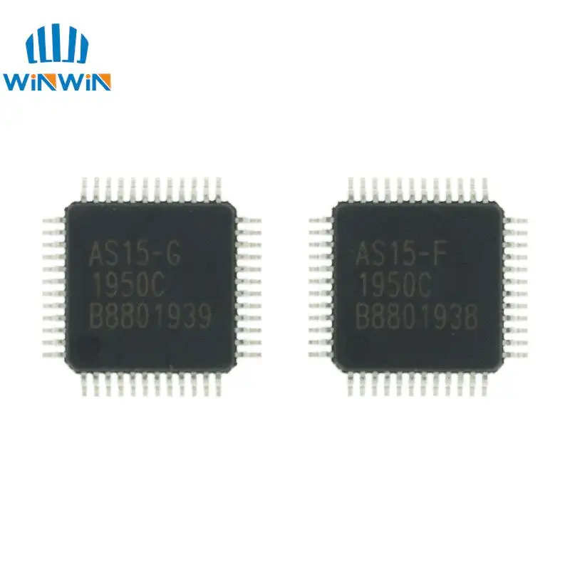 5 unids/lote AS15-F AS15F AS15-G AS15G QFP48 AS15 chip LCD Original E-CMOS - imagen 4