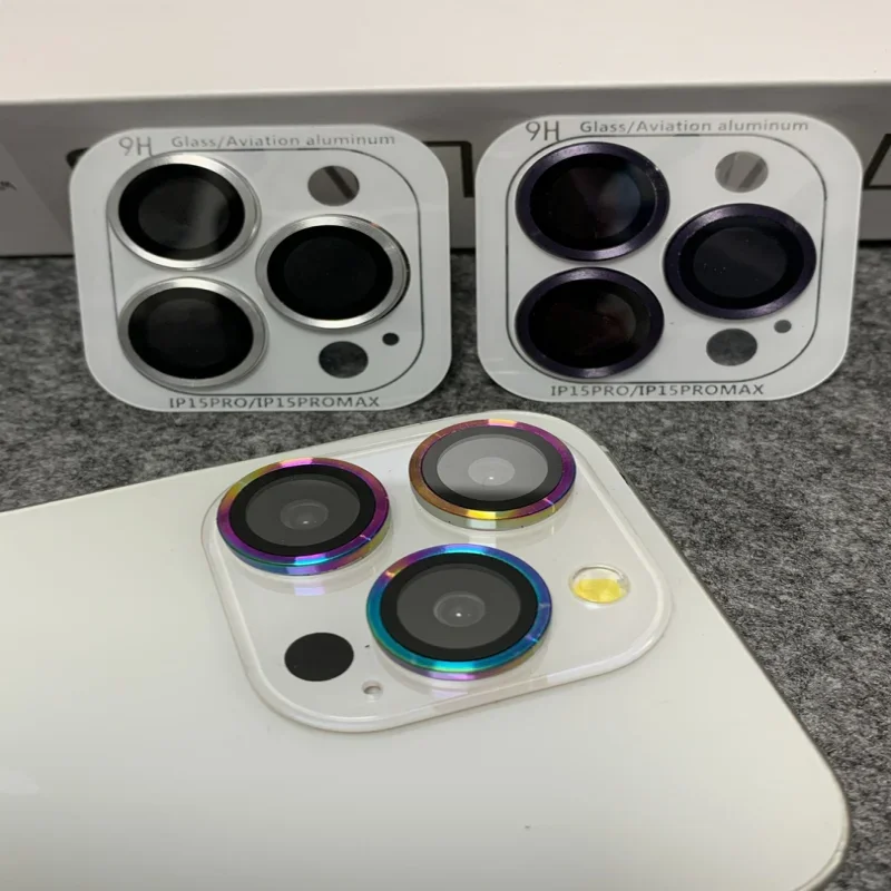 Localizador de palanca adecuado para IPhone 17 Pro Max 17Air, protección de lente de cámara de vidrio templado para IPhone 16 15 14 Pro Max Plus - imagen 5