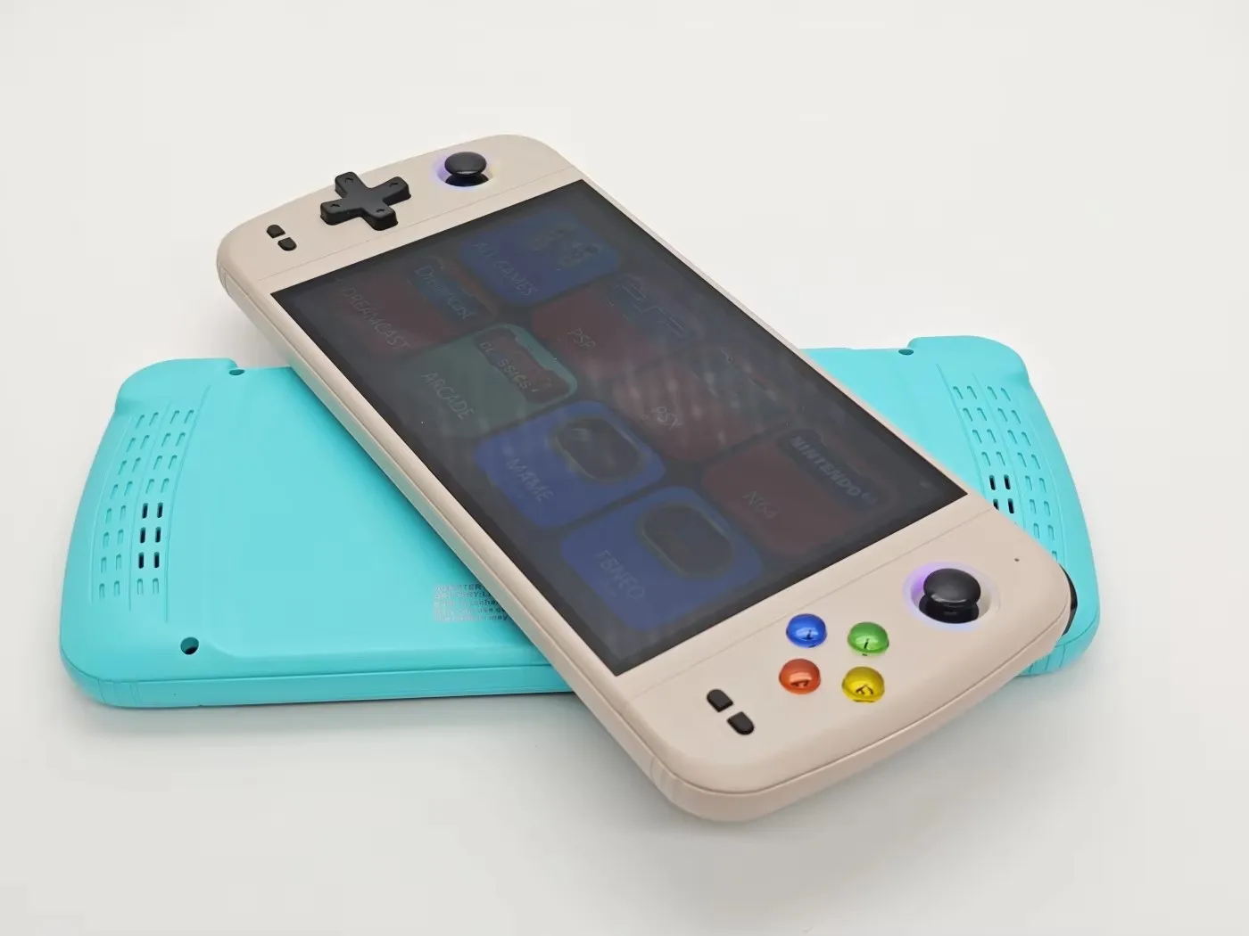 Consola de juegos portátil M27, sistema EmuELEC 4,3, reproductor de juegos con pantalla grande y transparente de 7 pulgadas, consola de videojuegos clásica Retro con más de 20000 juegos - imagen 2