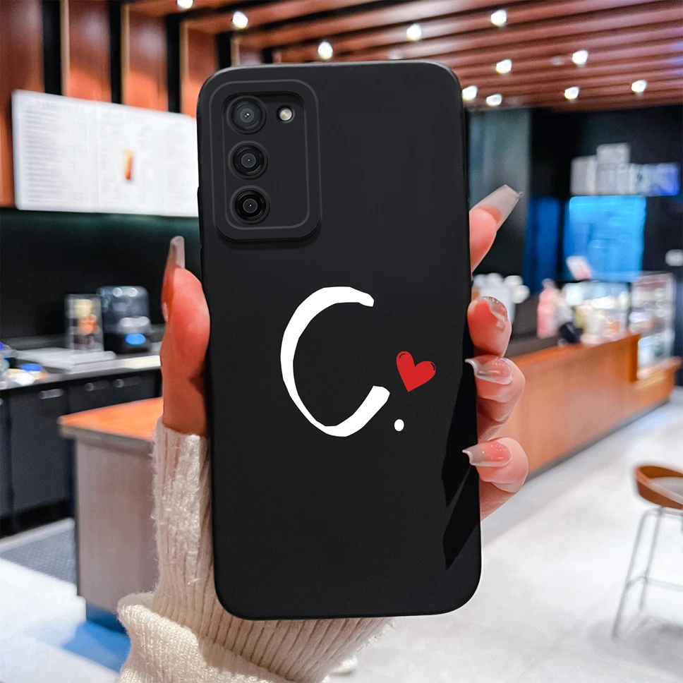 Para Oppo A56 A56S A55 A55S 4G 5G funda de teléfono amor corazón letras protección de cámara funda suave para Oppo A 55 A 56 carcasa ligera - imagen 5