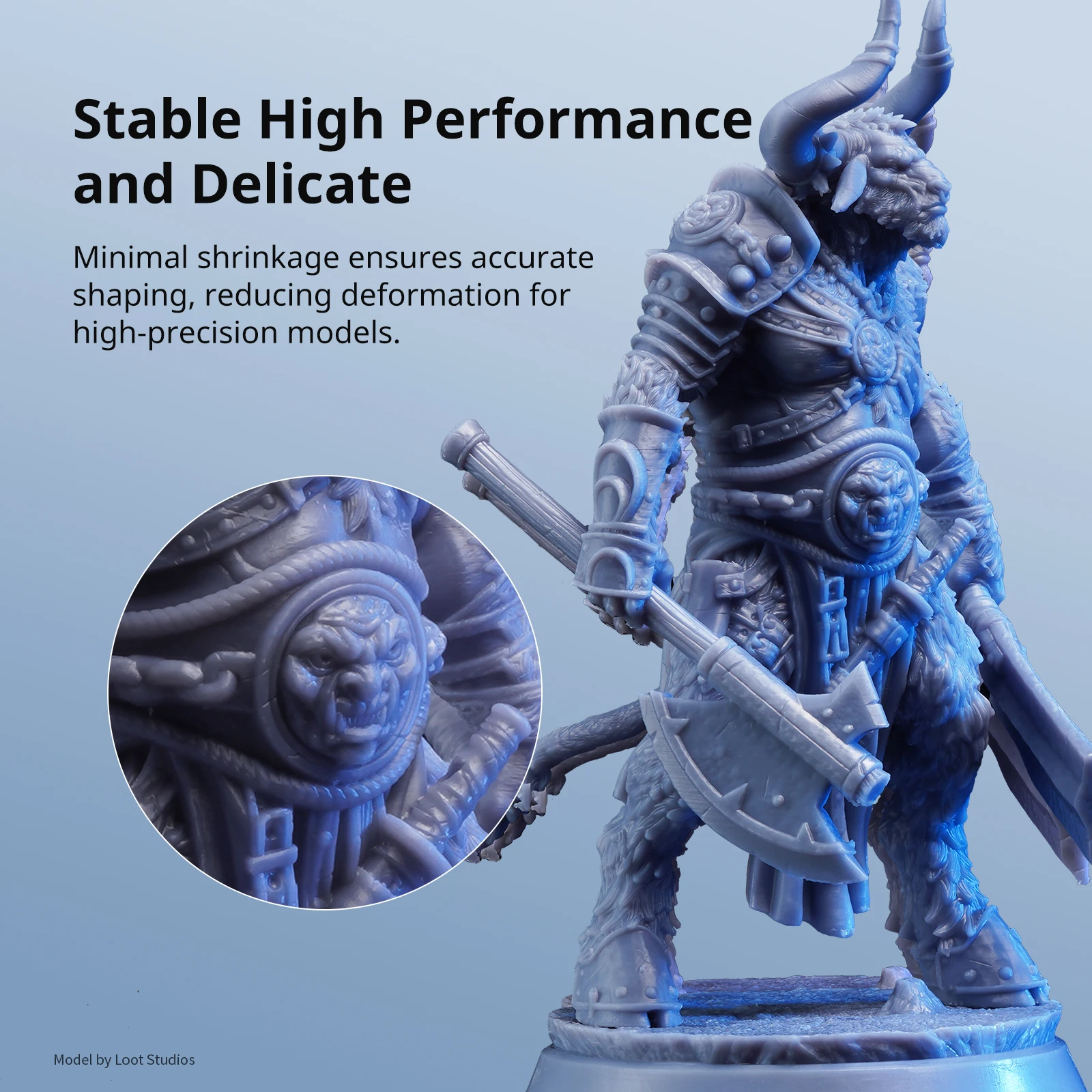 ANYCUBIC Resina UV ecológica a base de plantas 2 kg/4 kg para impresora LCD 3D Material de impresión 3D, olor ultrabajo sin desagradable - imagen 3