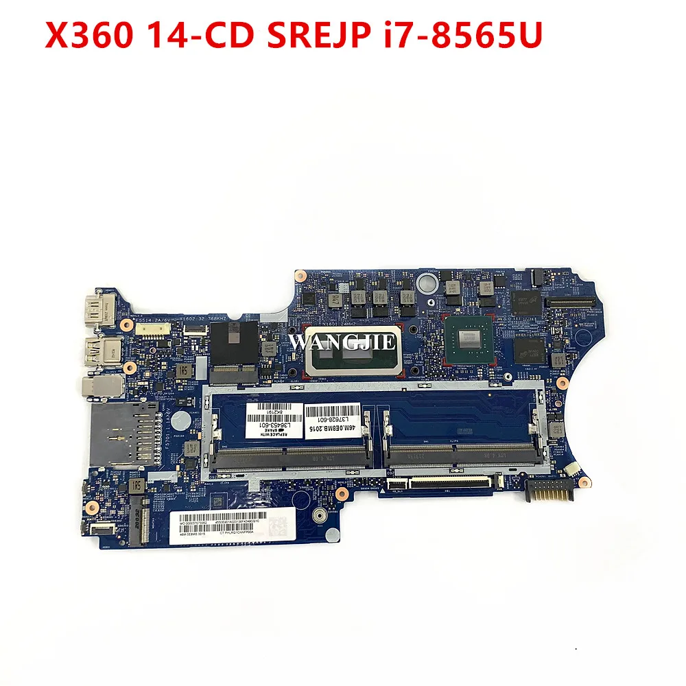 17947-1 para HP X360 14-CD placa base de computadora portátil L36453-601 L36453-001 SRFFW i7-8665U N16S-GTR-S-A2 940MX 4G Notebook 100% en funcionamiento