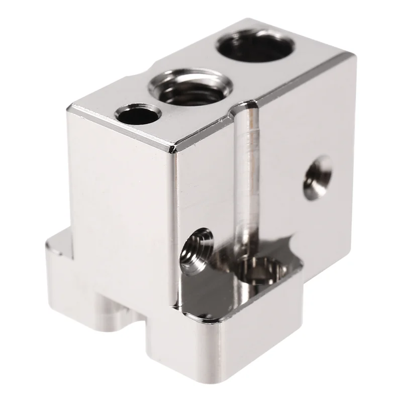 Bloque calentado de cobre chapado CR10 para impresora 3D, bloque calefactor Hotend Compatible Red Lizard K1/V5/CR-10 - imagen 3