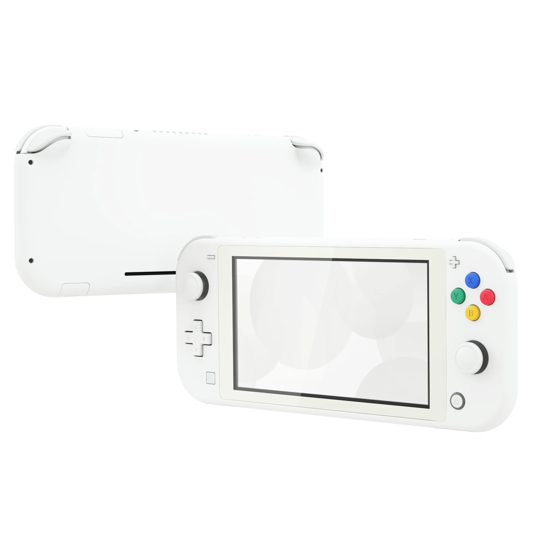 EXtremeRate-funda de repuesto DIY para Nintendo Switch Lite, color blanco - imagen 4