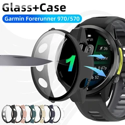 Garmin Forerunner 970/570 – Funda y Cristal Templado de Pantalla
