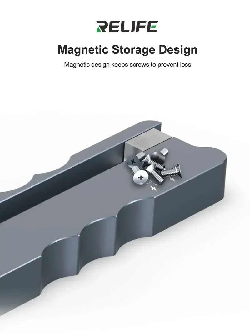 RELIFE RL-092 ventosa ajustable soporte de riel deslizante de almacenamiento magnético soporte para tableta portátil teléfono pantalla eliminación de batería
