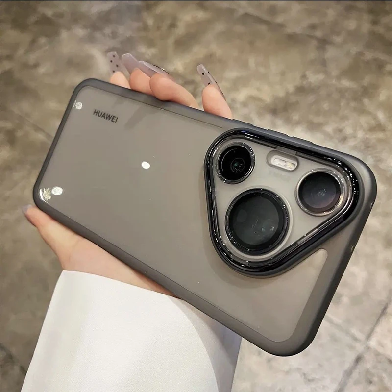 Para Huawei Pura 70 funda Huawei Pura 80 Pro funda de teléfono Huawei Pura 70 Ultra 80 Pro + funda protectora de cámara de silicona transparente - imagen 4