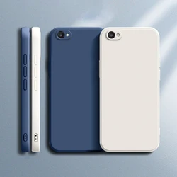 Funda iPhone Silicona Cuadrada Mate Antigolpes Clásica Lujo