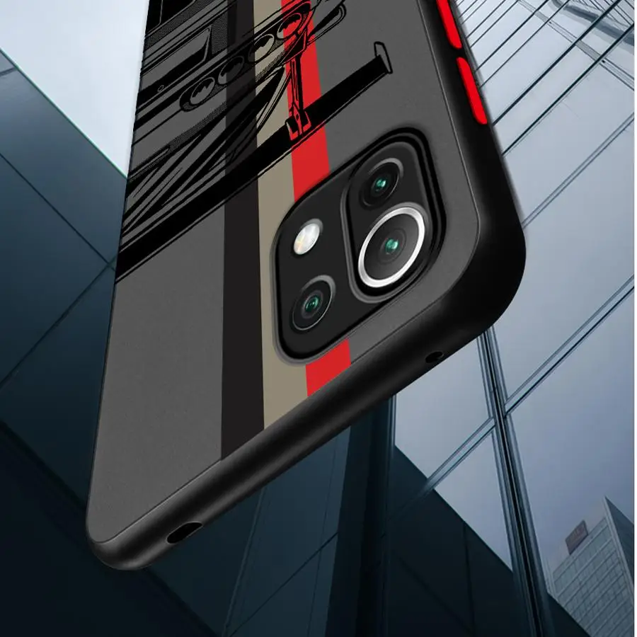 Funda de teléfono japonesa JDM Drift para coche Xiaomi Poco X3 NFC X3 X4 X5 Pro C50 C51 C40 M5 M5s - imagen 3