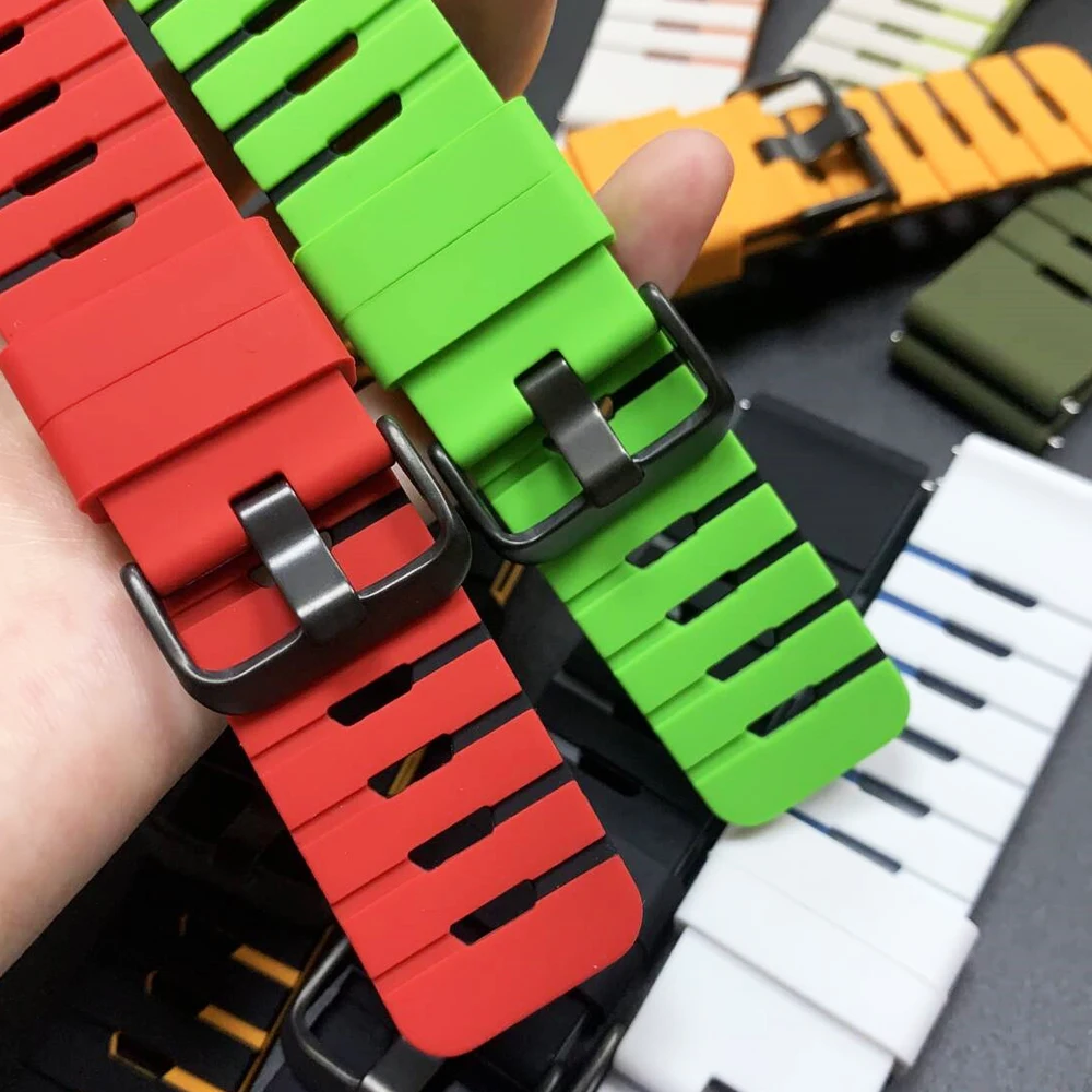 Correa suave de silicona de 22mm para Garmin Venu2 3 4 45mm, banda deportiva para Garmin Forerunner 570 47mm 265 255 Music Vivoactive 4 - imagen 4