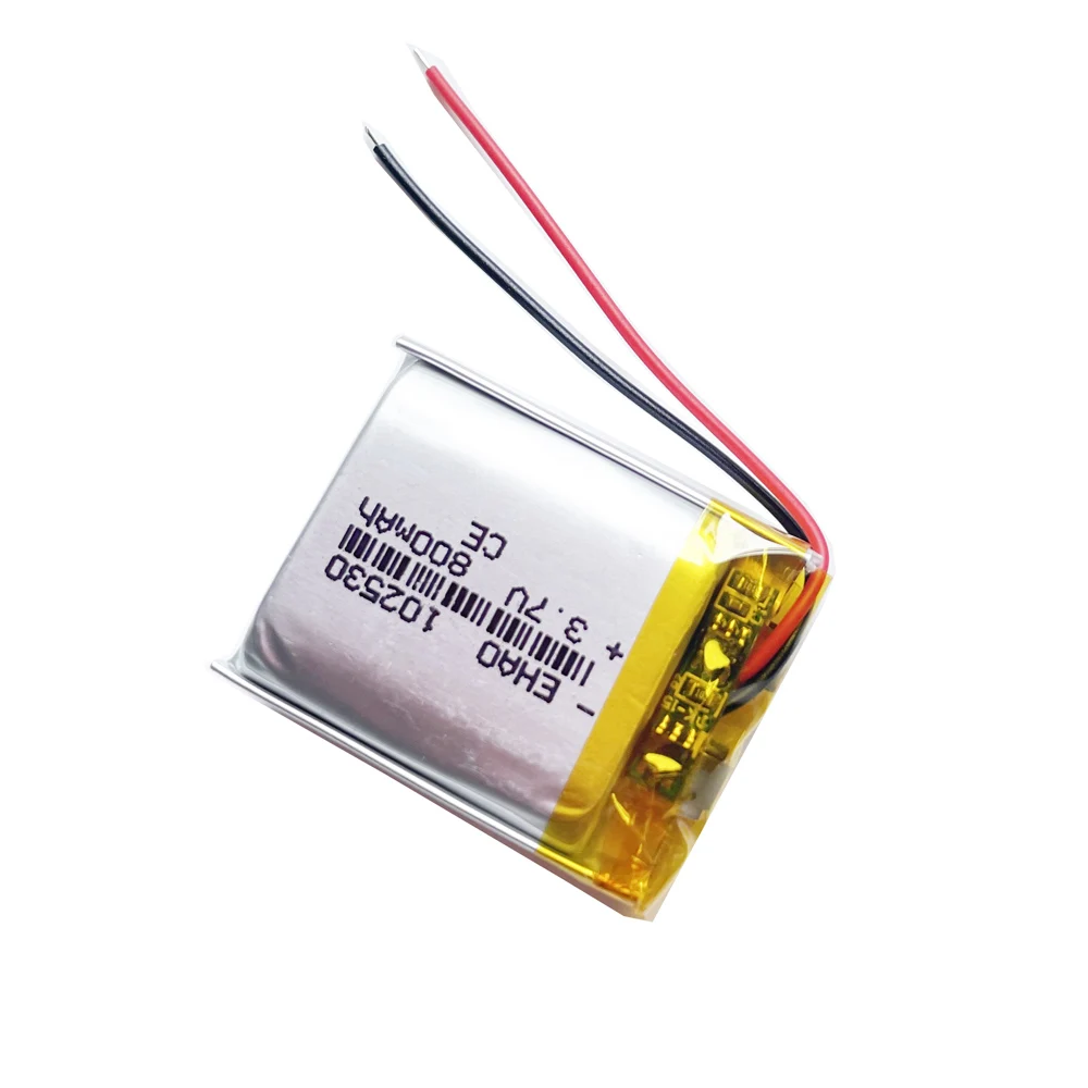 Batería recargable LiPo 3,7 de 800 V, 102530 mAh, reemplazo de energía para Mp3, DVD PAD, GPS, teléfono móvil, masajeador de cámara, ratón con luz Led - imagen 3