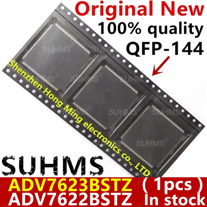 (1 pieza) 100% nuevo ADV7622 ADV7623 ADV7622BSTZ ADV7623BSTZ ADV7622 BSTZ ADV7623 BSTZ QFP-144 Chipset