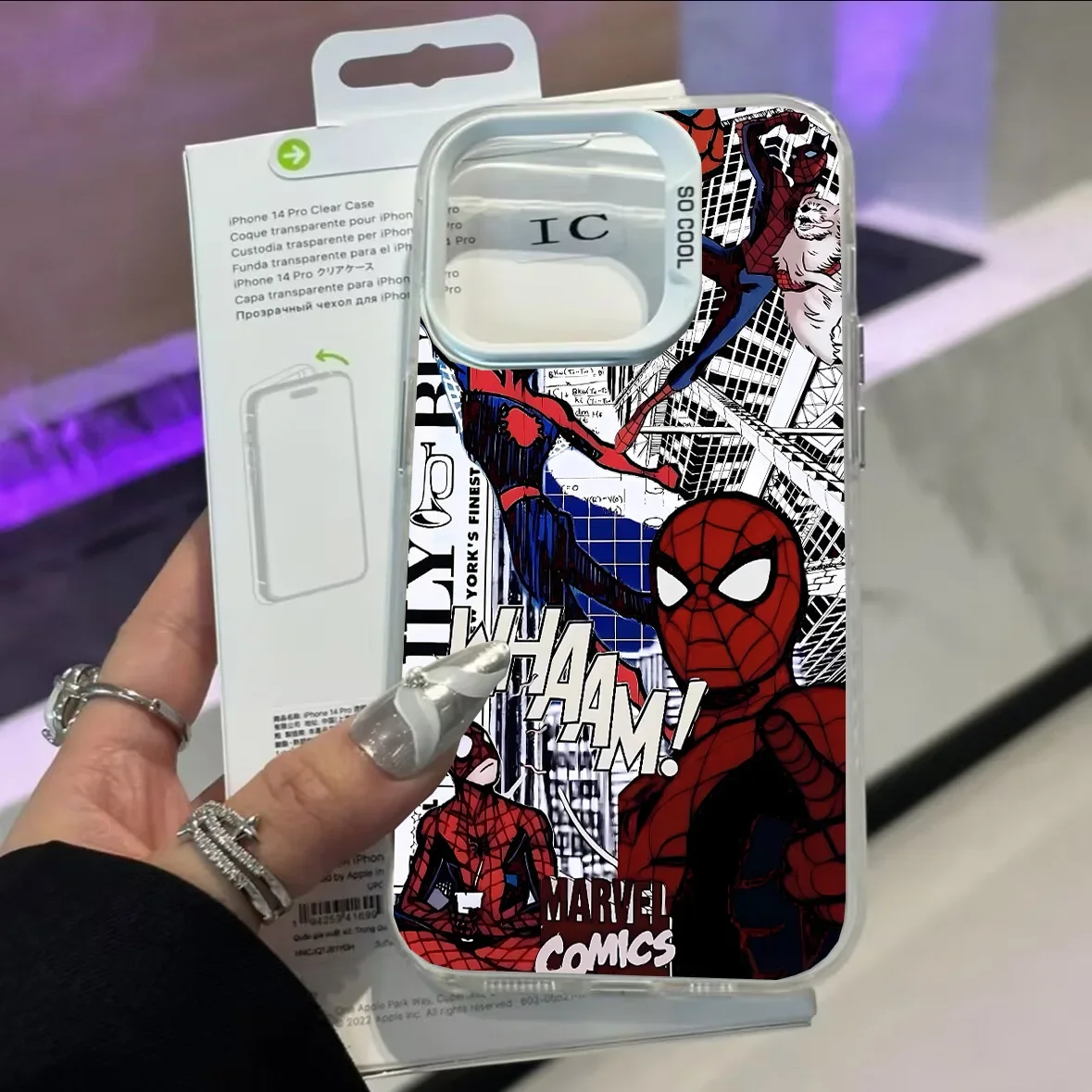 Funda de red negra de Marvel Spider Man para Realme 14 12 11 Pro Plus C75 C53 C55 C35 C15 C12 C21Y C63 5 5I 6I capa mate IMD Ant - imagen 4
