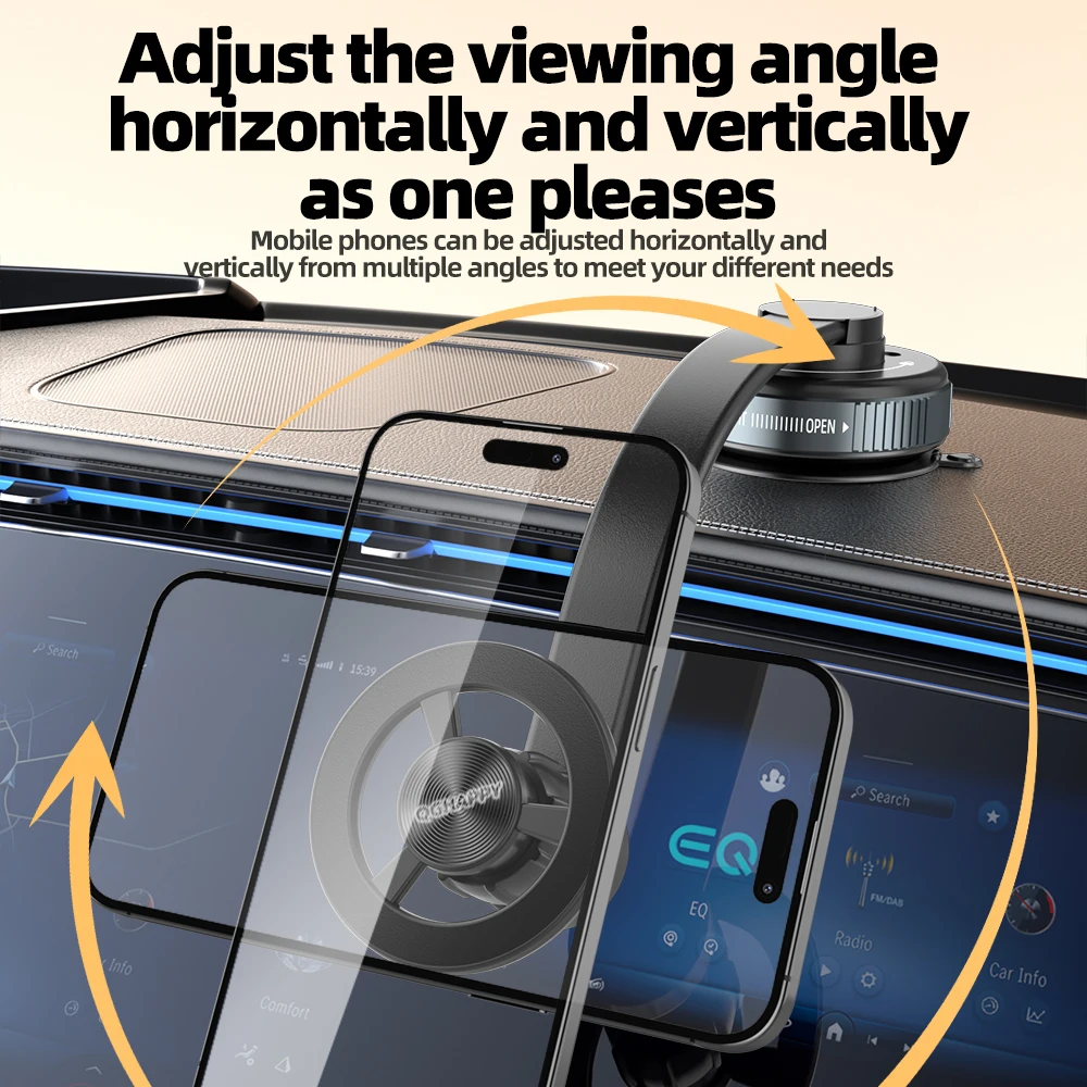 Soporte para teléfono móvil de coche, ajuste de salida de aire, soporte magnético fuerte para teléfono Universal para Magsafe IPhone 14 15 16 17 Max - imagen 2