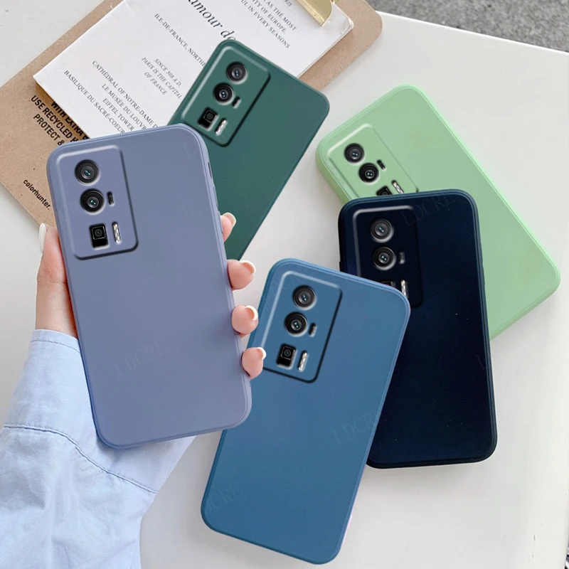 Funda para teléfono Xiaomi Poco F5 Pro, carcasa trasera a prueba de golpes, suave, TPU - imagen 4