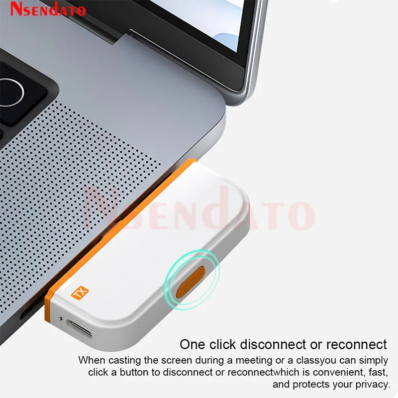 Extensor HDMI inalámbrico de 1080P y 50M, transmisor receptor de vídeo HDMI USB C, pantalla Wifi, adaptador Dongle de TV para PC, TV y portátil - imagen 5