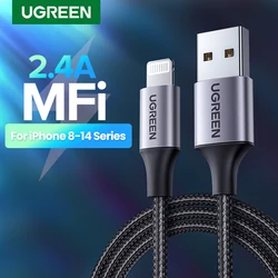 UGREEN Cable USB-A Lightning MFi Carga Rápida iPhone 14/13/12 Pro