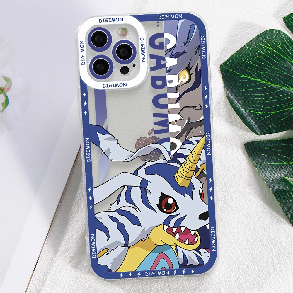 Funda de teléfono Anime Digimon Adventure para Samsung Galaxy A71, A55, A54, A53, A52, A51, A34, A33, A32, A23, A14, A13, A12, 4G, 5G, Capa transparente - imagen 3