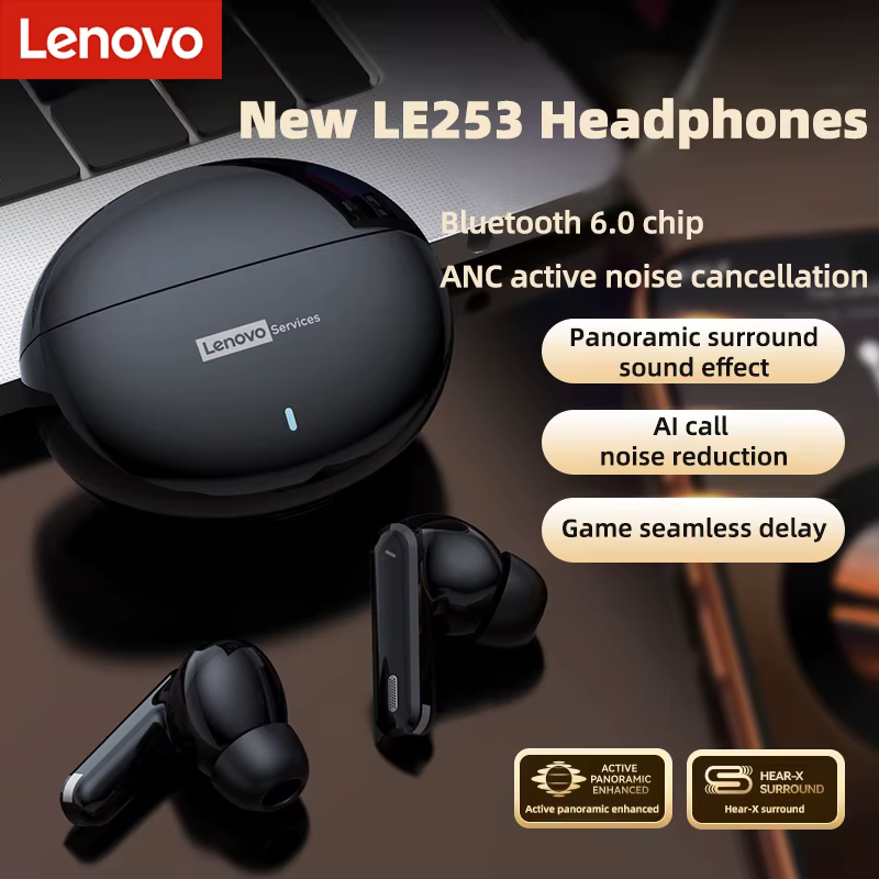 Lenovo LE253 Auriculares inalámbricos deportivos BT 6.0 ANC Micrófono - imagen 4