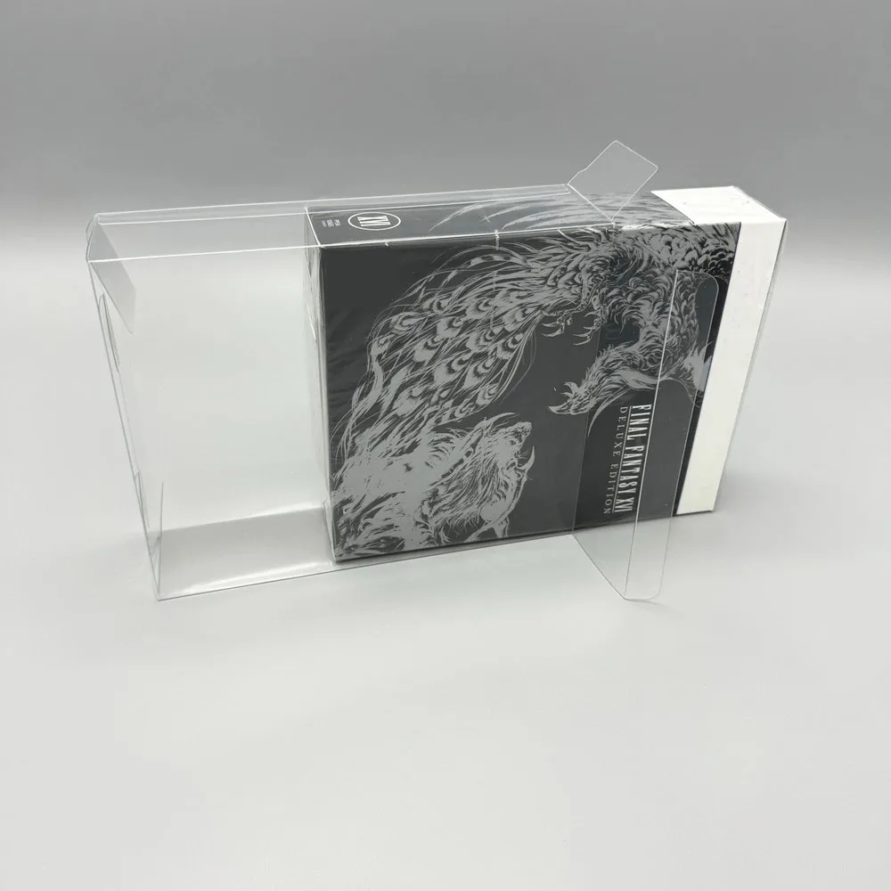 1 Protector de caja para PS5 Final Fantasy XVI solo Edición EUR Deluxe estuche de exposición transparente caja de colección