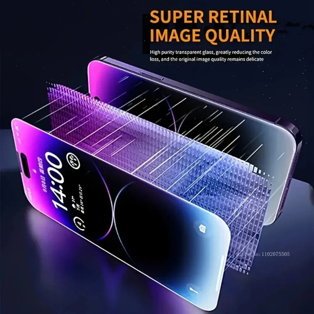 Vidrio Templado Ultra HD 6 en 1 para iPhone 17 16 15 14 Pro Max 13 12 Mini película de lente de cámara para iPhone 16e 15 14 Plus 13 12 11 Pro - imagen 2