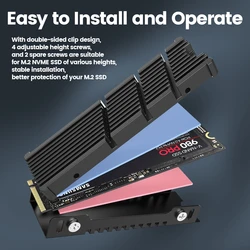 JEYI Cooler II – Disipador M.2 NVMe Aluminum Magnesio