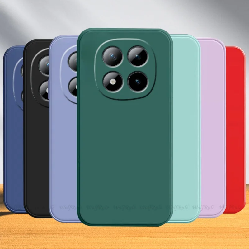 Para Redmi Note 15 Pro funda Xiaomi Redmi Note 15 Pro Plus Capas silicona líquida Original trasera TPU Fundas suaves Redmi Note 15