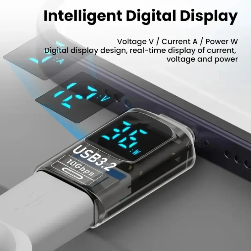 VIKEFON USB3.2 Adaptador de pantalla digital 4K @ 60Hz USB-C OTG para iPhone16 15 Pro Max Samsung iPad PC portátil Sincronización de datos de carga rápida - imagen 4